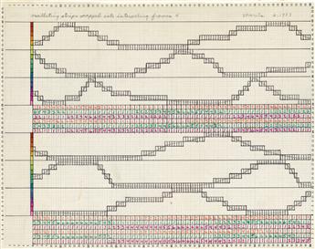 PAUL SHARITS Oscillating Strips Mapped into Intersecting Frames 1-4.